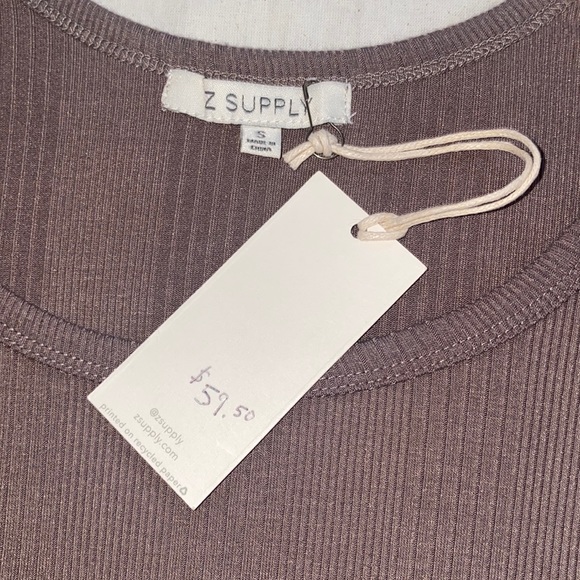 Z Supply Jayda Ribbed 3/4 Sleeve Top - Picture 6 of 11